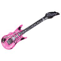 Opblaas gitaar - roze - speelgoed - kinderen - opblaasbaar Opblaas gitaar - roze - speelgoed - kinderen - opblaasbaar