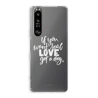 Partner in crime: Sony Xperia 1 III Transparant Hoesje