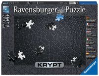 Ravensburger puzzel 736 stukjes krypt black
