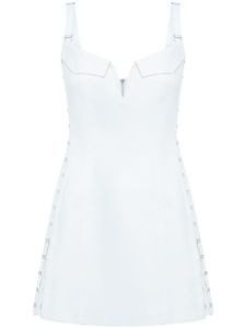 Dion Lee robe Hook & Eye Pocket - Blanc