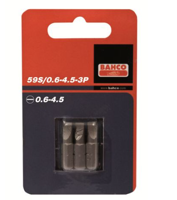 Bahco 3xbits 1.2-8 25mm 1/4" standaard | 59S/1.2-8.0-3P