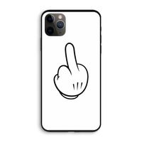 Middle finger white: iPhone 11 Pro Biologisch afbreekbaar hoesje