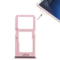SIM-kaart lade + SIM-kaart lade/micro SD-kaart lade voor vivo X20 (Rose goud)