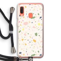 Terrazzo N°21: Samsung Galaxy A20e Transparant Hoesje met koord
