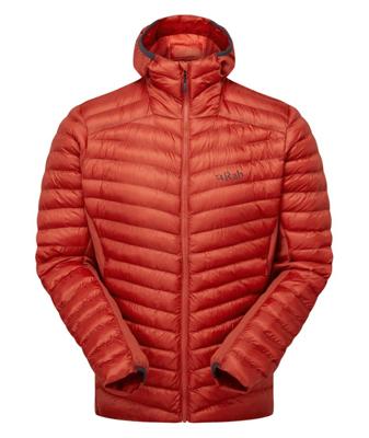 Rab Cirrus Flex Hoody Isolatiejas Heren Tuscan Red XL