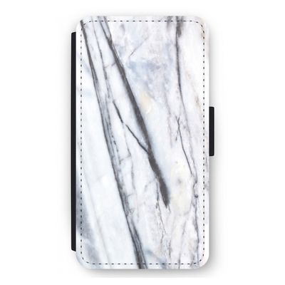 Gestreepte marmer: iPhone 12 mini Flip Hoesje