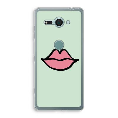 Kusje: Sony Xperia XZ2 Compact Transparant Hoesje