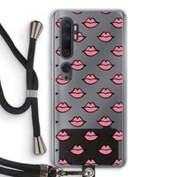 Lipjes: Xiaomi Mi Note 10 Pro Transparant Hoesje met koord