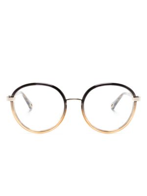 Chloé Eyewear lunettes de soleil à monture ronde - Noir
