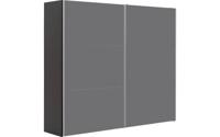 Goossens Kledingkast Easy Storage Sdk, 253 cm breed, 220 cm hoog, 2x 3 paneel glas schuifdeuren