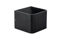 Wandlamp zwart &apos;Steve&apos; led lamp 6W up & down