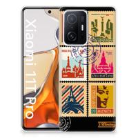 Xiaomi 11T | 11T Pro | Silliconen Back Cover | Postzegels