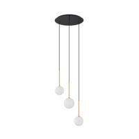 Lyora Glazen plafondlampKaro 3x wit glas - 10304