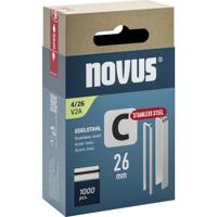 Novus Tools 042-0805 Nieten met smalle rug Type 4 1000 stuk(s) Afm. (l x b x h) 26 x 6.1 x 26 mm