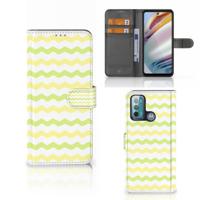 Motorola Moto G60 | Telefoon Hoesje | Waves Yellow