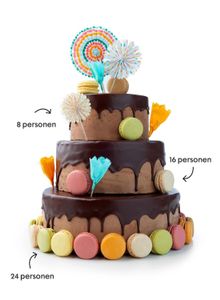 HEMA Dripcake Chocolade 16 P. (zwart)