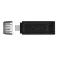 USB stick Kingston DT70/64GB Zwart 64 GB