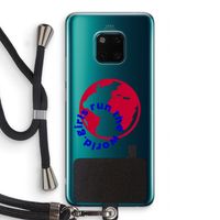 Run The World: Huawei Mate 20 Pro Transparant Hoesje met koord