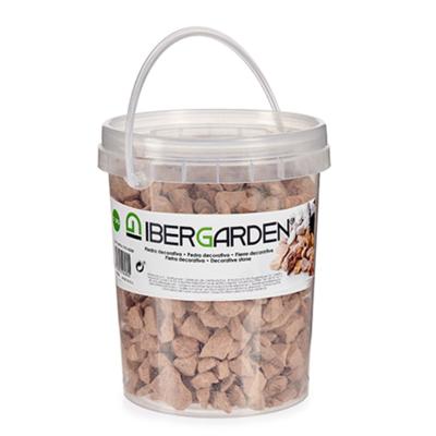 Deco steentjes - kiezels - terracotta - klein - 1,5 kg - Aquarium en plantenpot - vulling
