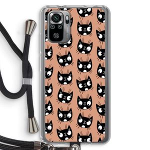 Kat: Xiaomi Redmi Note 10S Transparant Hoesje met koord