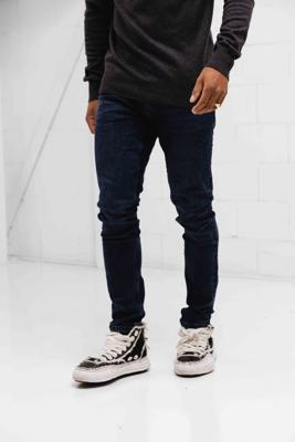 Pure Path The Jone Jeans W1396 Heren Donkerblauw - Maat 30 - Kleur: Donkerblauw | Soccerfanshop