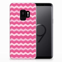 Samsung Galaxy S9 TPU bumper Waves Pink