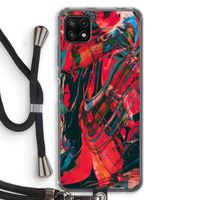 Endless Descent: Samsung Galaxy A22 5G Transparant Hoesje met koord