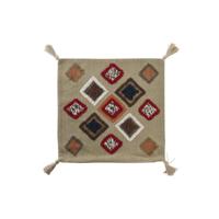 Kussenhoes DKD Home Decor Multicolour Franjes 50 x 1 x 50 cm