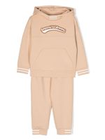 Emporio Armani Kids survêtement en coton à logo brodé - Tons neutres