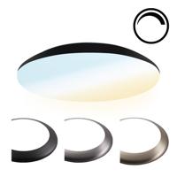 LED Bulkhead - Diameter 30cm - 18W 2100lm - CCT Lichtkleur instelbaar - IP65 waterdicht - Vandalismeproof - Dimbaar - Plafonniere - Voor binnen en buiten - RVS