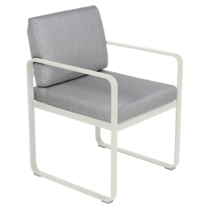 Fermob Bellevie dining armchair tuinstoel Clay grey - Flannel