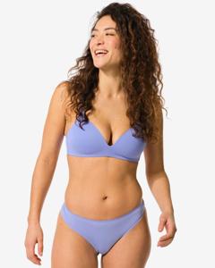 HEMA Damesstring Second Skin Micro Blauw (blauw)