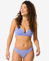 HEMA Damesstring Second Skin Micro Blauw (blauw)