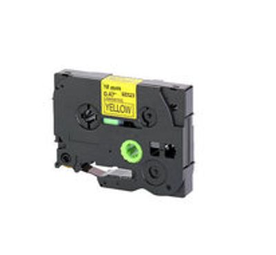Huismerk Brother TZe-641 Labeltape 18mm Zwart op Geel