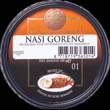 Koningsvogel Nasi Goreng Mix 100 g bij Jumbo
