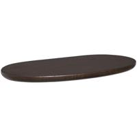 Leen Bakker - Wandplank Daan - Donker Essen - 40x18 Cm - Hout - Bruin