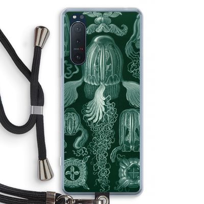 Haeckel Cubomedusae: Sony Xperia 5 II Transparant Hoesje met koord