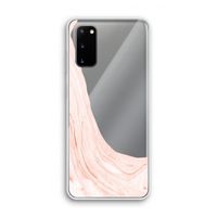 Peach bath: Samsung Galaxy S20 Transparant Hoesje