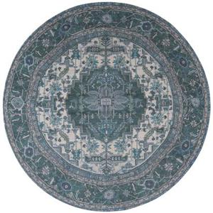 Veer Carpets - Vloerkleed Heris Green 10 Rond ø160 cm