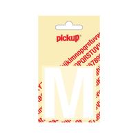 Deco letter m helvetica wit 60 mm Pickup - Pickup