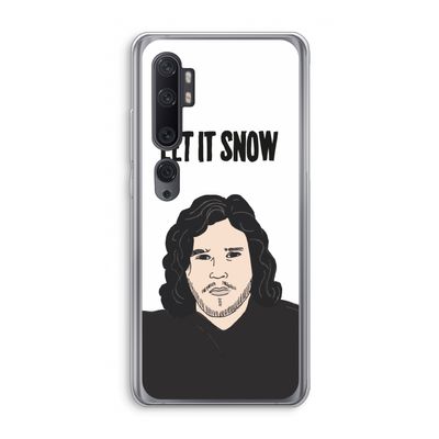 Let It Snow: Xiaomi Mi Note 10 Transparant Hoesje