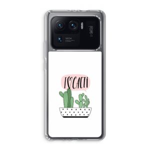I love cacti: Xiaomi Mi 11 Ultra Transparant Hoesje