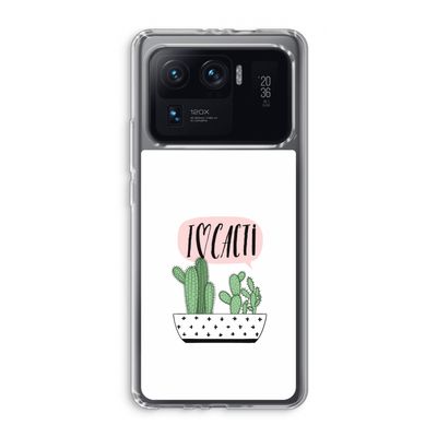 I love cacti: Xiaomi Mi 11 Ultra Transparant Hoesje