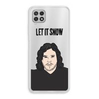 Let It Snow: Samsung Galaxy A22 4G Transparant Hoesje Let It Snow: Samsung Galaxy A22 4G Transparant Hoesje