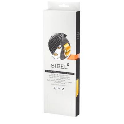 Sibel Hair Foam Wraps Gold 30x9,5cm. 200Stuks