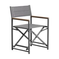 Kave Home Tisno tuinstoel Grafiet