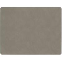 LIND DNA Placemat Nupo - Leer - Flint Grey - 45 x 35 cm