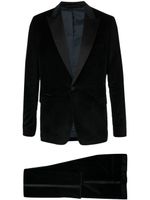 Paul Smith costume en velours à veste à simple boutonnage - Noir - thumbnail