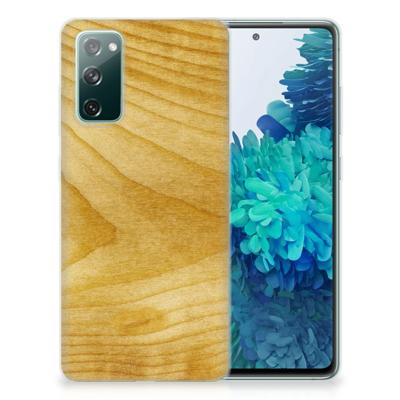 Samsung Galaxy S20 FE | Bumper Hoesje | Licht Hout
