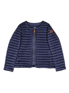 Save The Duck Kids veste matelassée à patch logo - Bleu